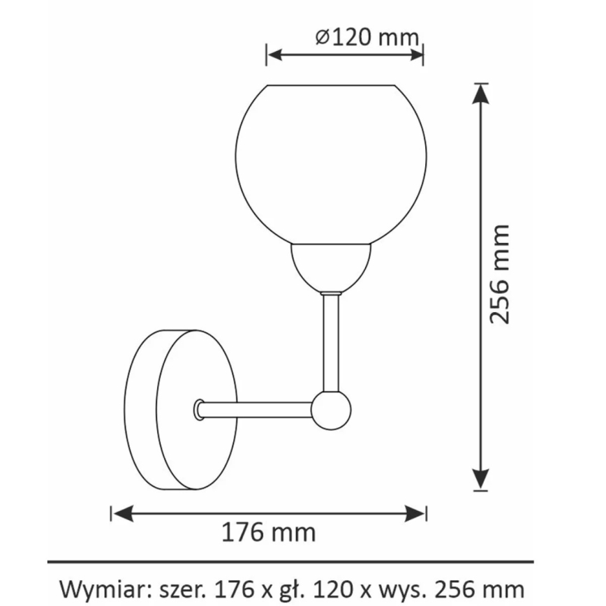 Fali lámpa ASSARIA 1xE14/10W/230V