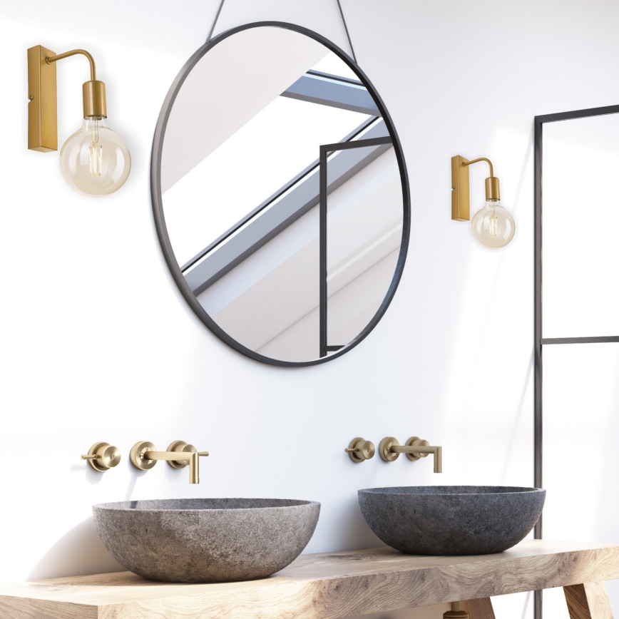 Fali lámpa ASTRID 1xE27/60W/230V arany