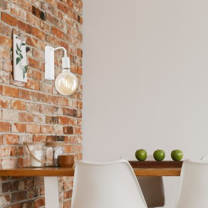 Fali lámpa ASTRID 1xE27/60W/230V fehér