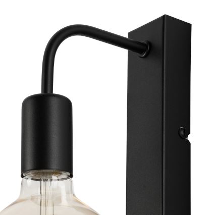 Fali lámpa ASTRID 1xE27/60W/230V matt fekete