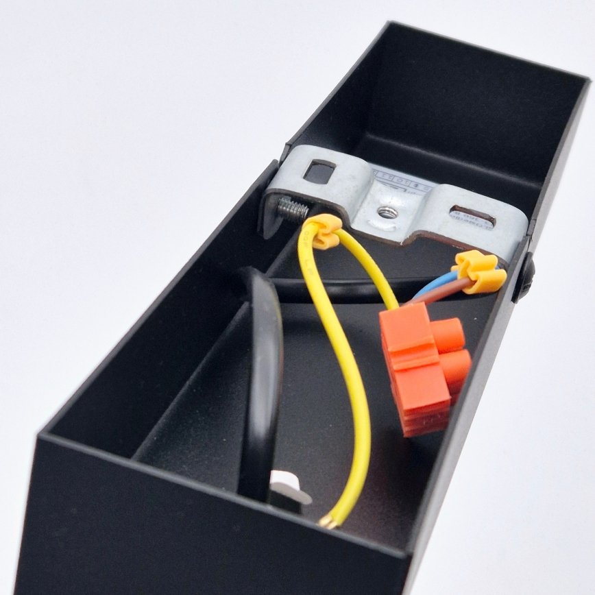 Fali lámpa ASTRID 1xE27/60W/230V matt fekete