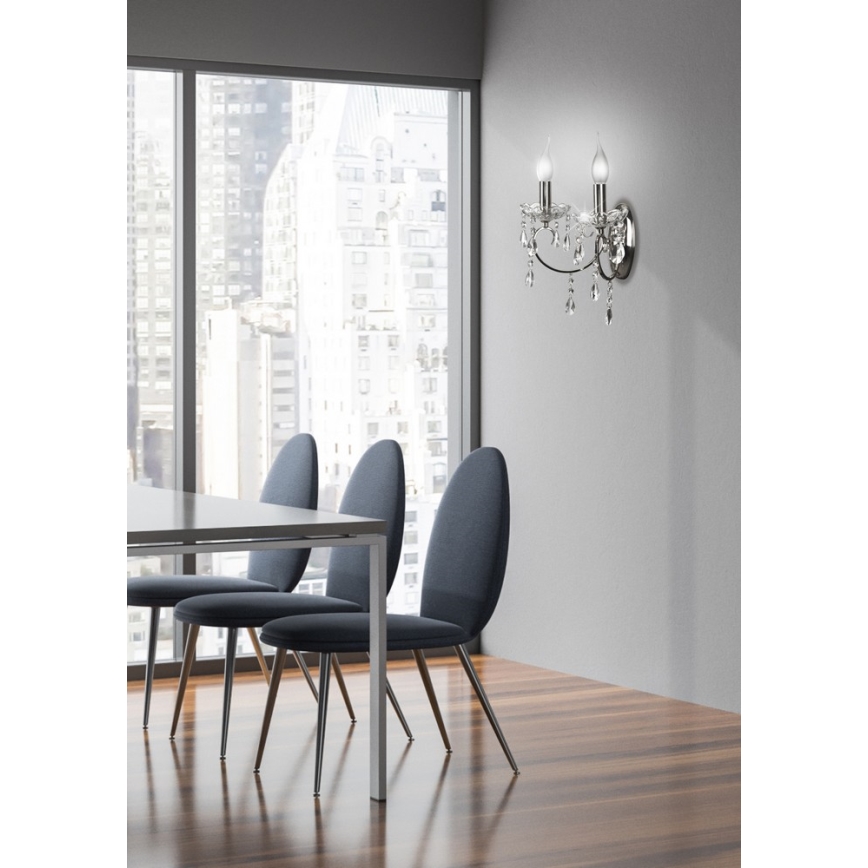 Fali lámpa AURORA 2xE14/40W/230V