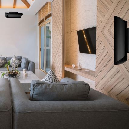 Fali lámpa BARBOS 2xG9/8W/230V fekete