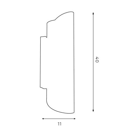 Fali lámpa BARBOS 2xG9/8W/230V fekete