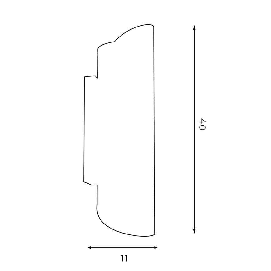 Fali lámpa BARBOS 2xG9/8W/230V fekete