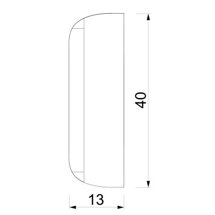 Fali lámpa BARBOS 2xG9/8W/230V krémszínű
