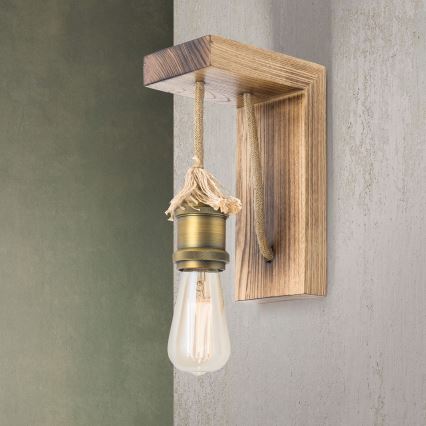 Fali lámpa BASSENA 1xE27/60W/230V