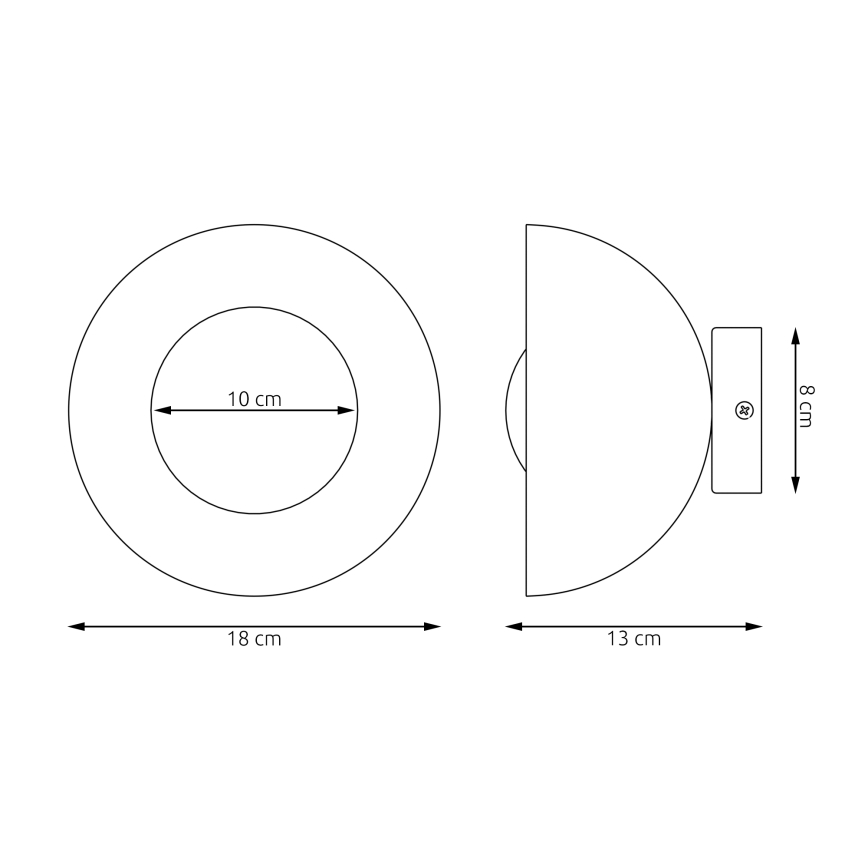 Fali lámpa BIBI 1xG9/8W/230V bézs
