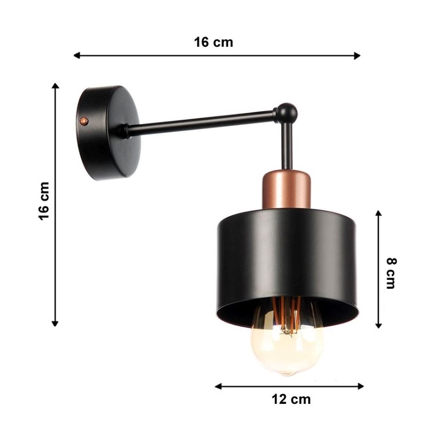 Fali lámpa BODO 1xE27/60W/230V