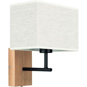 Fali lámpa BOHO 1xE27/25W/230V tölgy