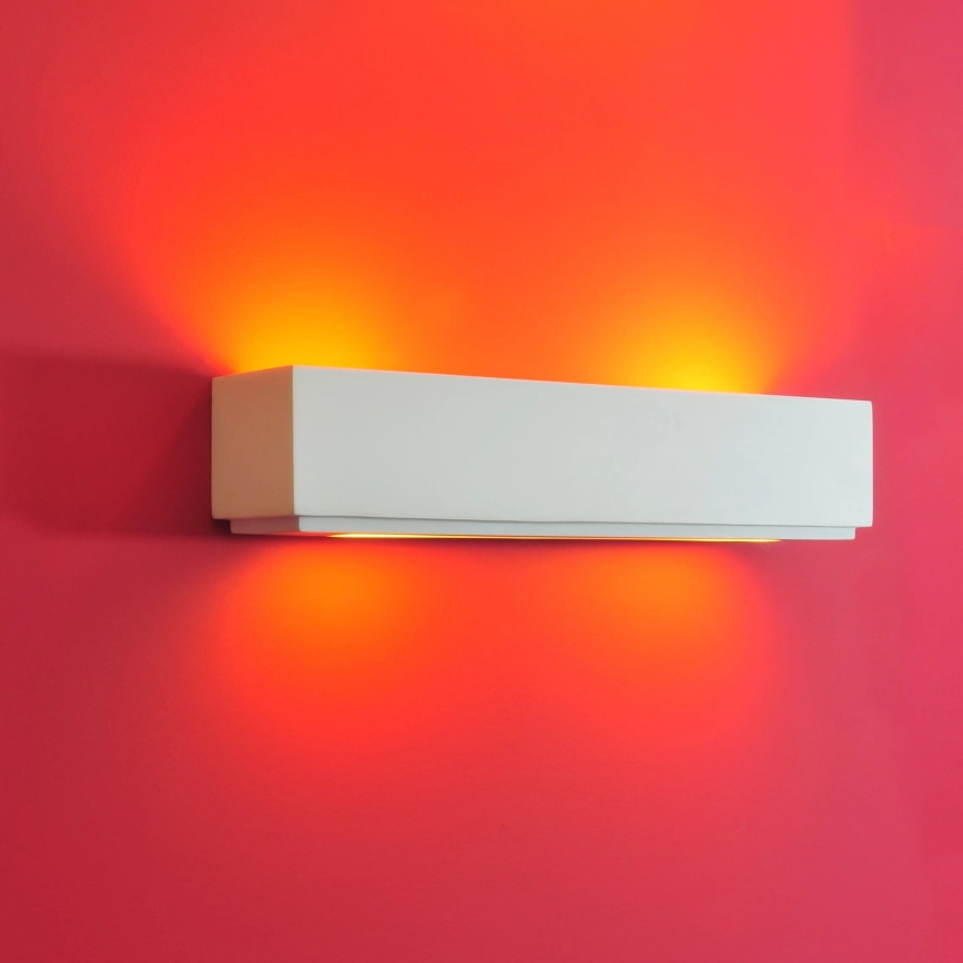 Fali lámpa BRICK 2xE14/12W/230V vakolat/fehér