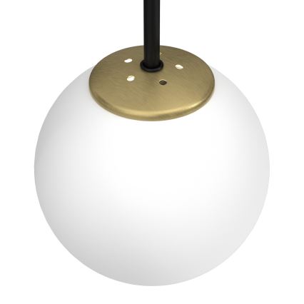 Fali lámpa CAMBRIDGE 1xE14/60W/230V fekete/sárgaréz