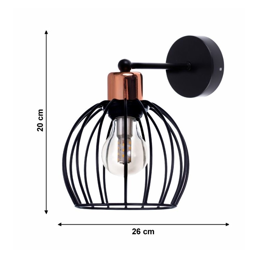 Fali lámpa CELTA 1xE27/40W/230V