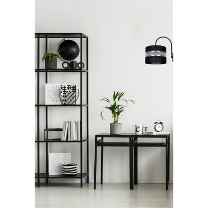 Fali lámpa CORAL 1xE27/60W/230V fekete