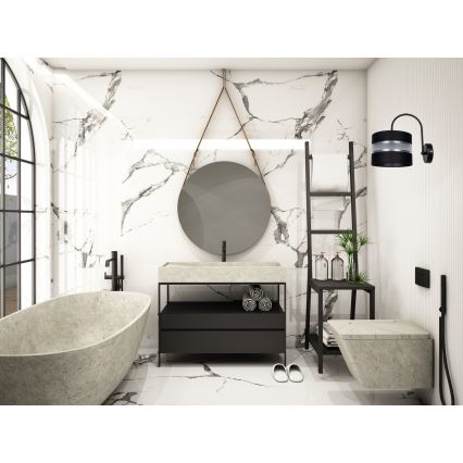 Fali lámpa CORAL 1xE27/60W/230V fekete