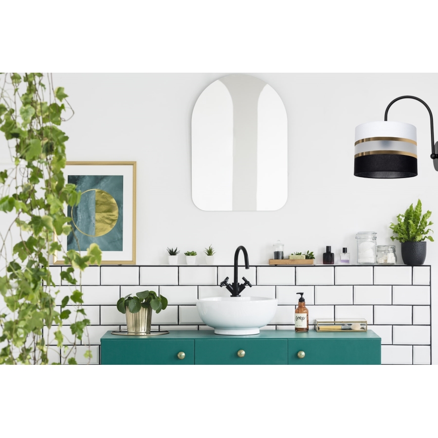 Fali lámpa CORAL 1xE27/60W/230V fekete