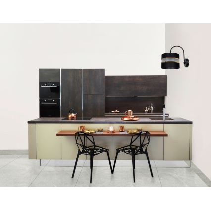 Fali lámpa CORAL 1xE27/60W/230V fekete