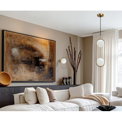 Fali lámpa CORDEL 1xG9/28W/230V arany