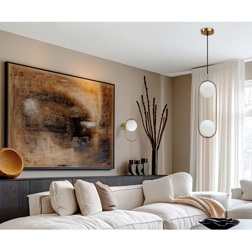 Fali lámpa CORDEL 1xG9/28W/230V arany