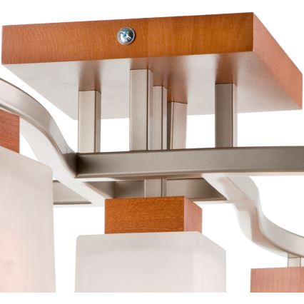 Fali csillár DANA 5xE14/40W/230V bükk