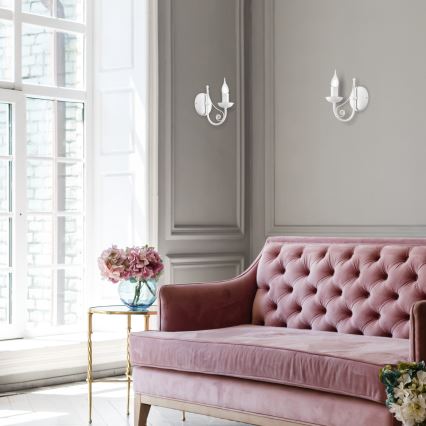 Fali lámpa DONATO 1xE14/40W/230V fehér