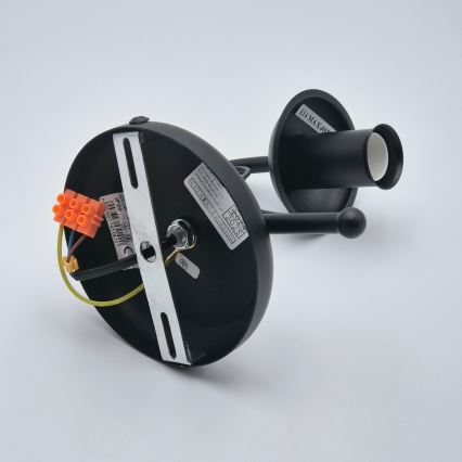 Fali lámpa DONATO 1xE14/40W/230V fekete