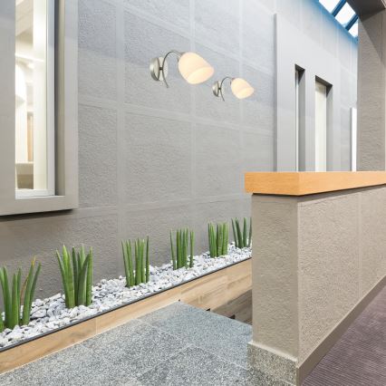 Fali lámpa DONNA 1xE27/60W/230V nikkel