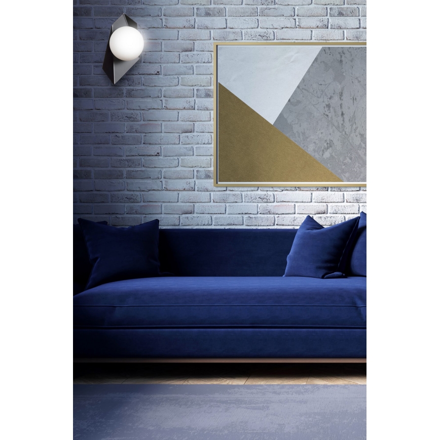 Fali lámpa DRIFTON 1xE14/10W/230V fekete