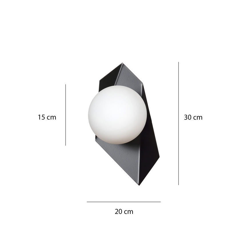 Fali lámpa DRIFTON 1xE14/10W/230V fekete