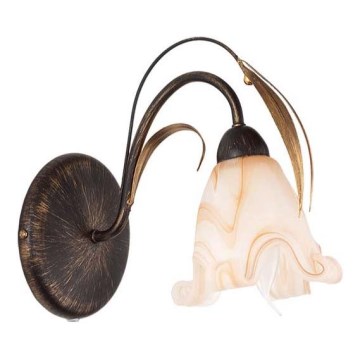 Fali lámpa DUCATTI 1xE14/10W/230V bronz