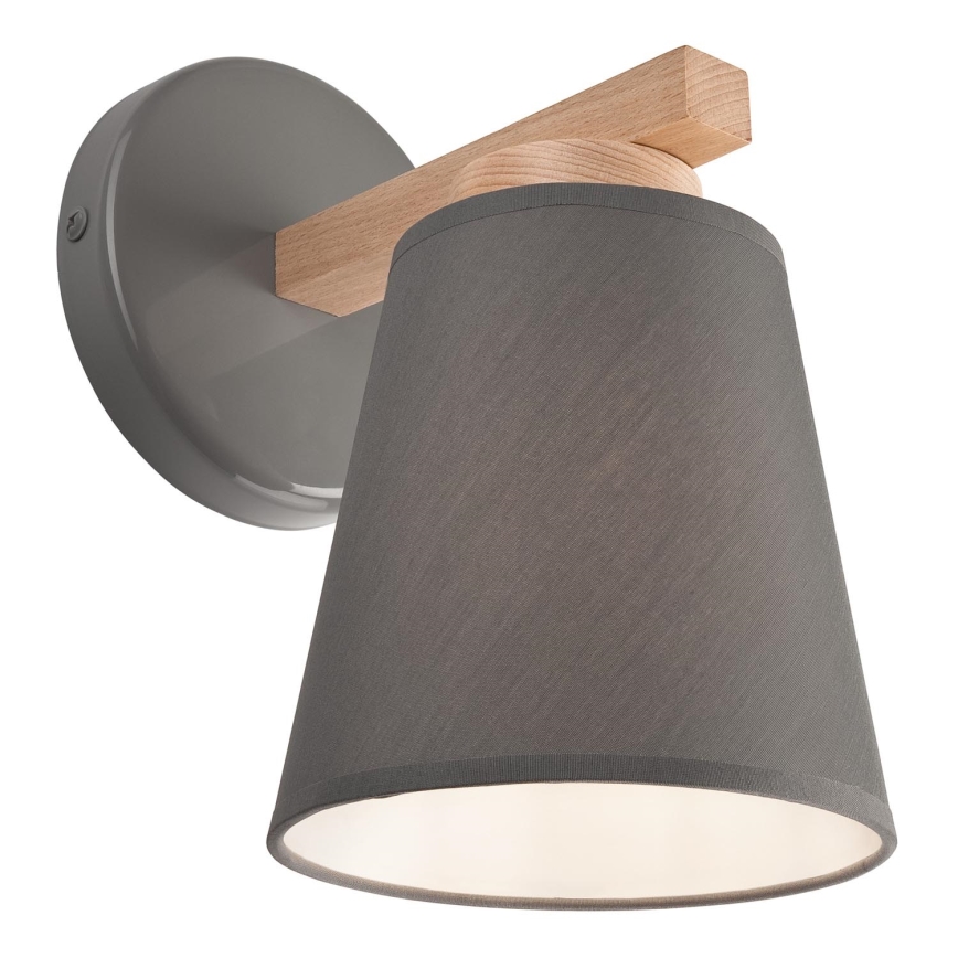 Fali lámpa ELLIE 1xE27/60W/230V bükk