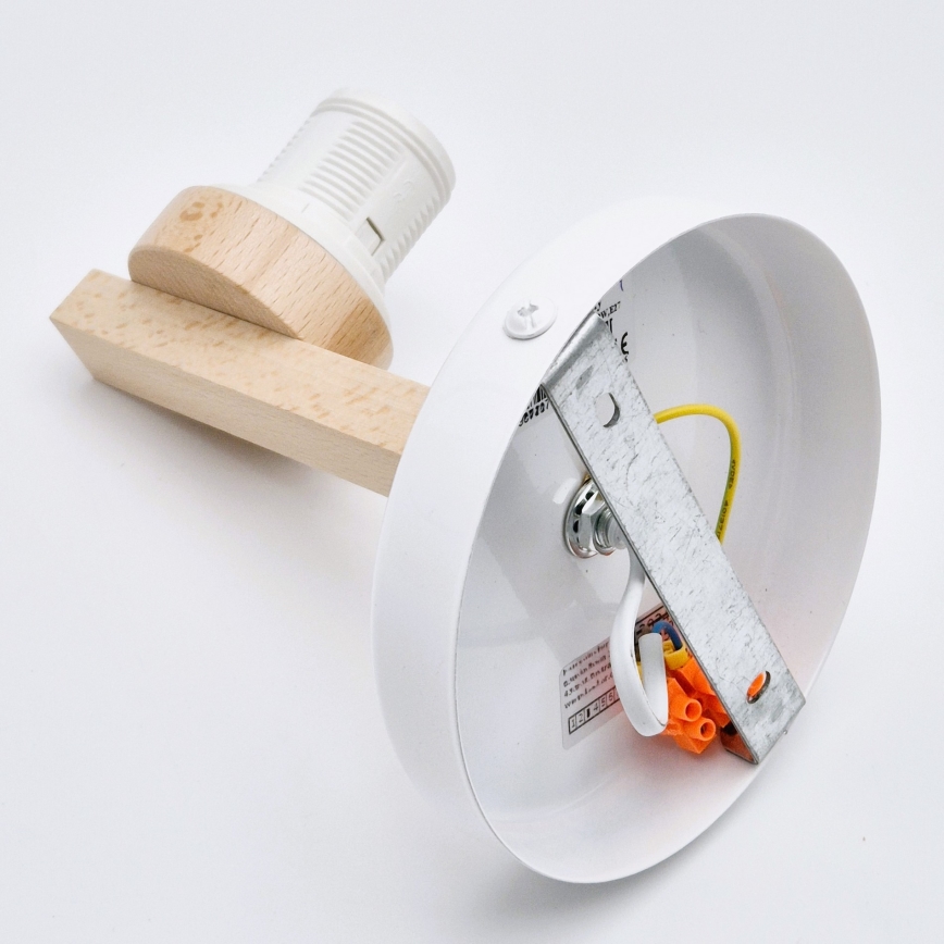 Fali lámpa ELLIE 1xE27/60W/230V bükk