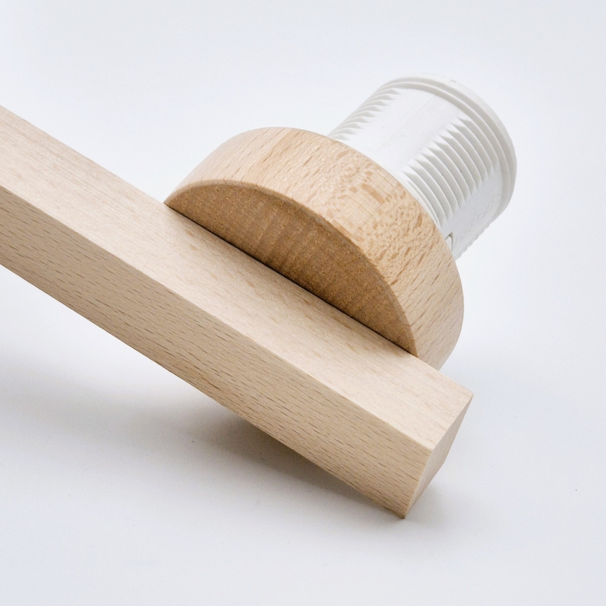 Fali lámpa ELLIE 1xE27/60W/230V bükk