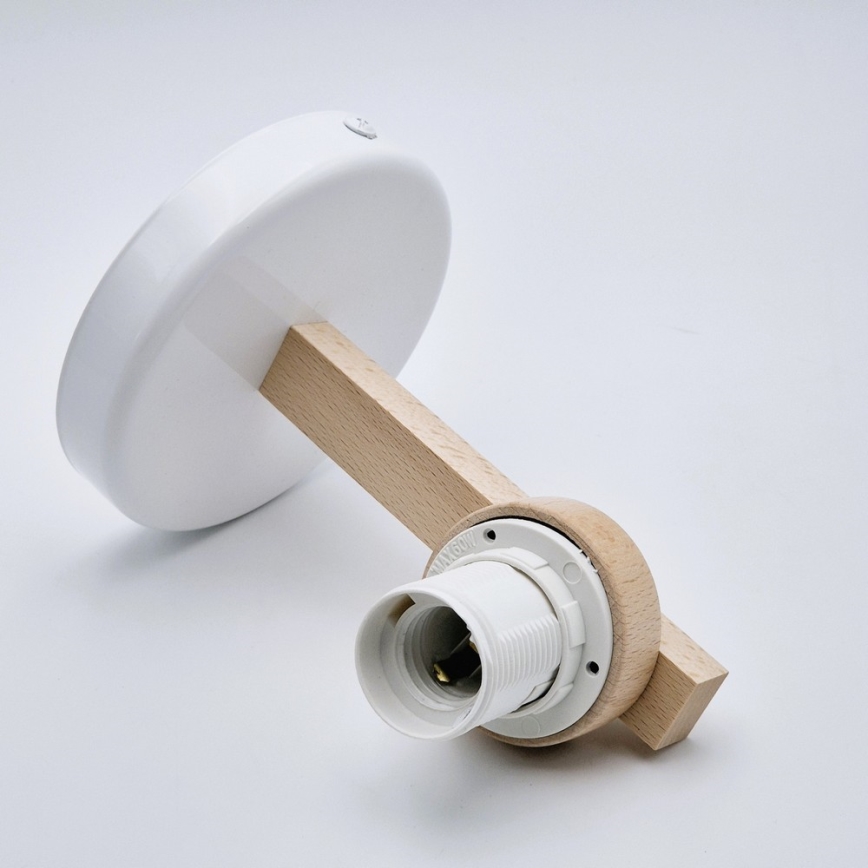 Fali lámpa ELLIE 1xE27/60W/230V bükk