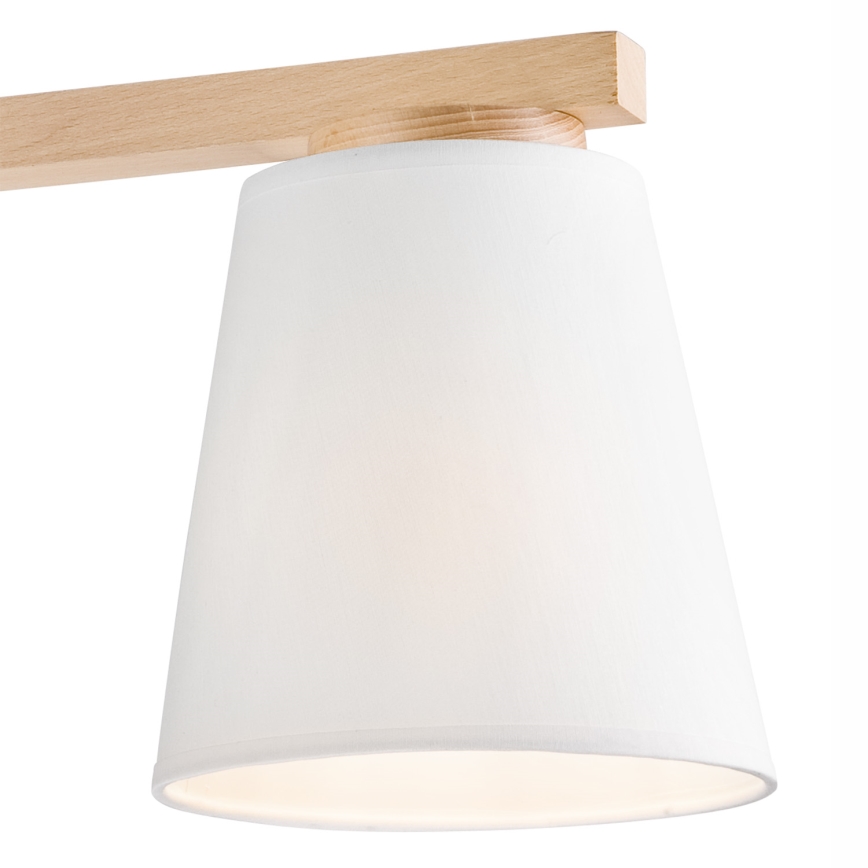 Fali csillár ELLIE 3xE27/60W/230V bükk