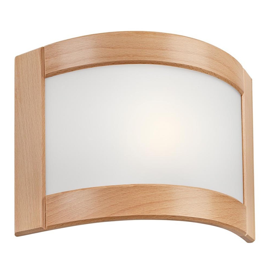 Fali lámpatest ELODIE 1xE27/60W/230V bükk