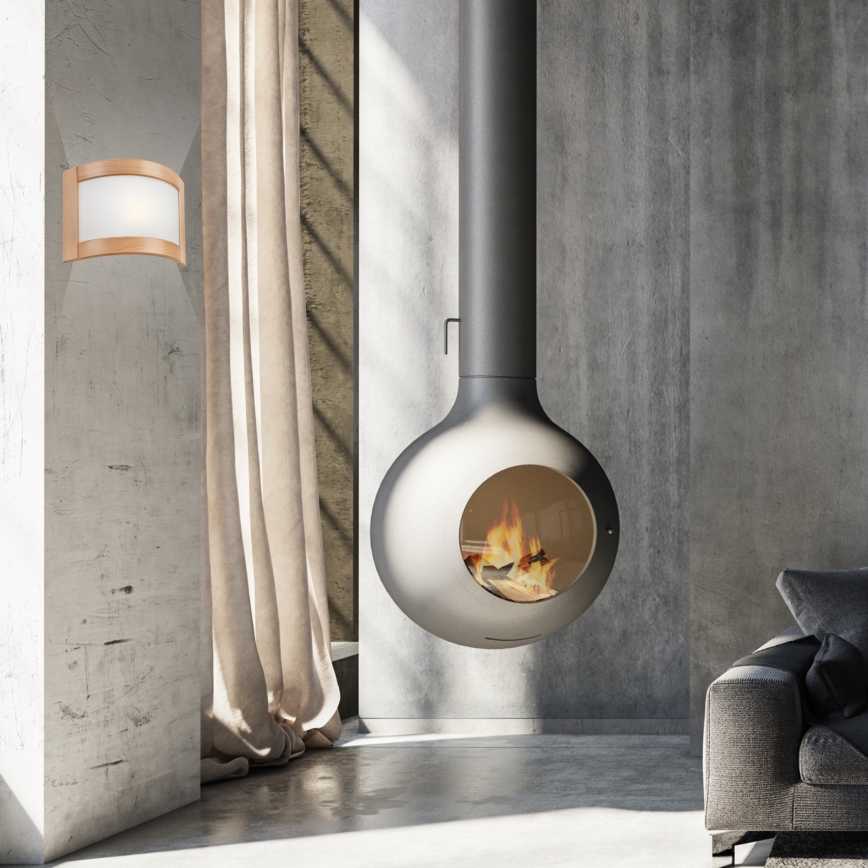 Fali lámpatest ELODIE 1xE27/60W/230V bükk