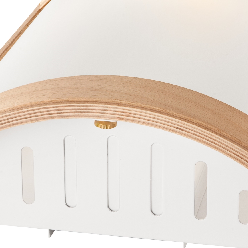 Fali lámpatest ELODIE 1xE27/60W/230V bükk