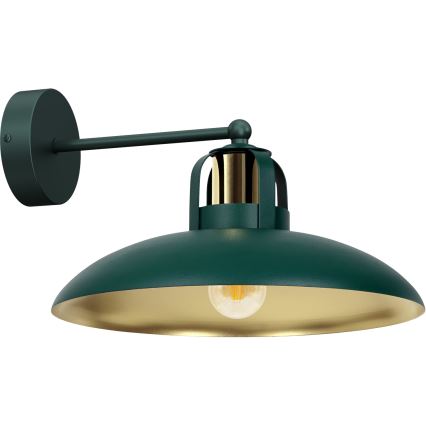 Fali lámpa FELIX 1xE27/60W/230V zöld