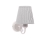 Fali lámpa FIREZ 1xE27/40W/230V fehér/szürke