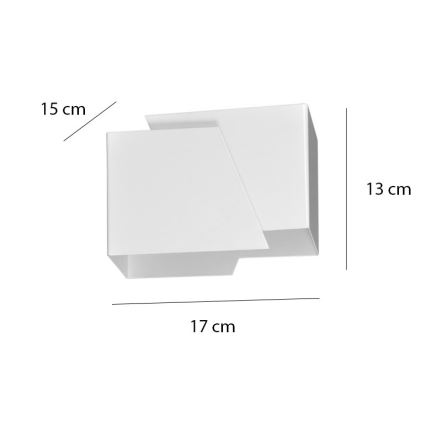 Fali lámpa FROST 1xG9/8W/230V fehér