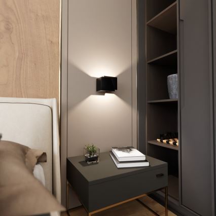 Fali lámpa FROST 1xG9/8W/230V fekete