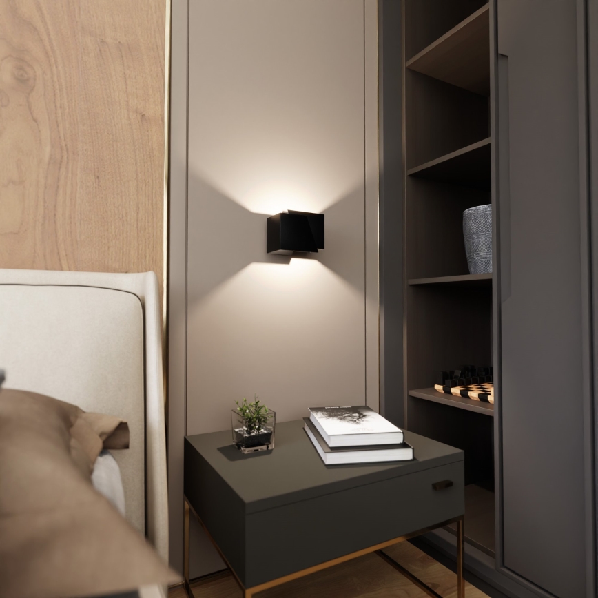 Fali lámpa FROST 1xG9/8W/230V fekete