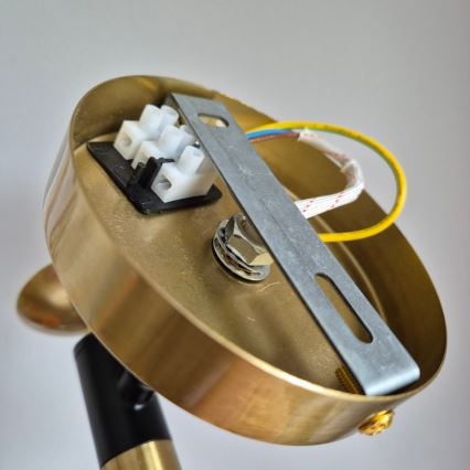 Fali lámpa GEORGIA 1xE14/5W/230V arany/füstös bézs