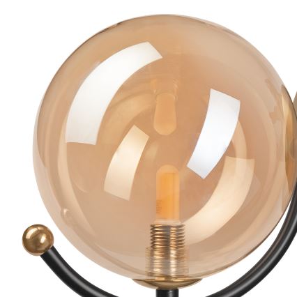 Fali lámpa GEORGIA 1xE14/5W/230V arany/füstös bézs