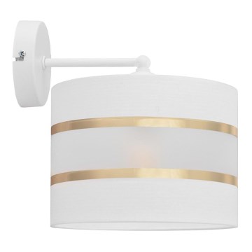 Fali lámpa HELEN 1xE27/15W/230V fehér/arany