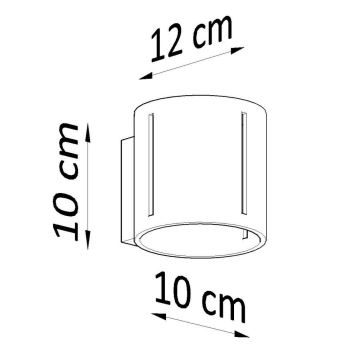 Fali lámpa INEZ 1xG9/40W/230V fehér