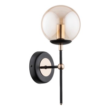 Fali lámpa ITORIS 1xE14/10W/230V fekete/arany