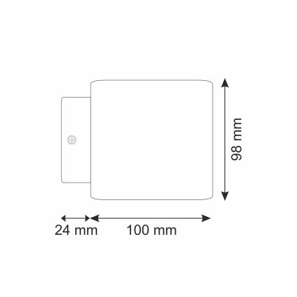 Fali lámpa IZAR 1xG9/10W/230V