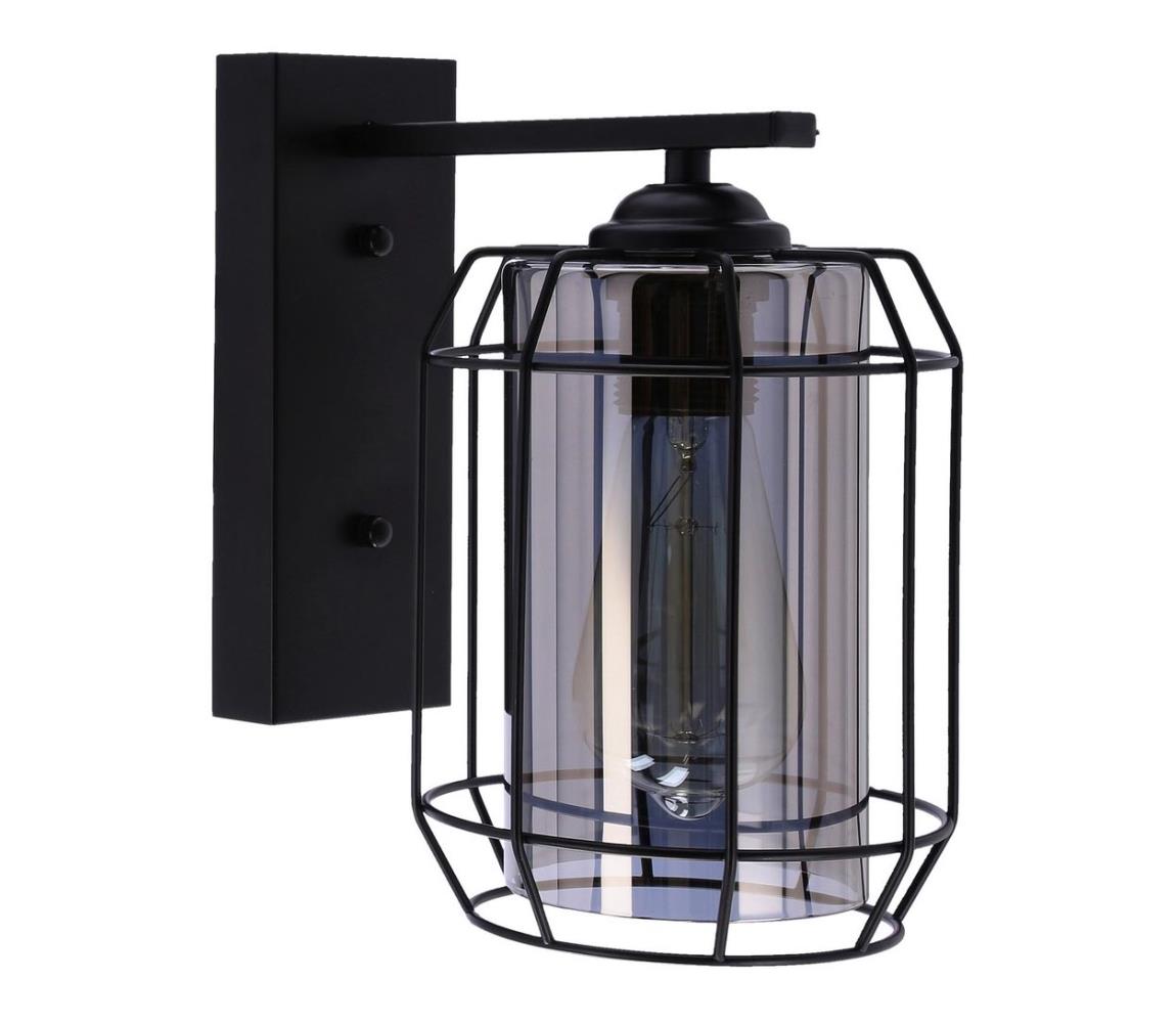Fali lámpa JONERA 1xE27/40W/230V fekete